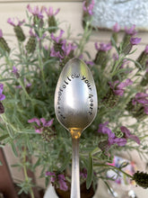 Load image into Gallery viewer, Follow Your Heart Hand Stamped Spoon