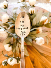 Load image into Gallery viewer, You Are My Sunshine Stamped Spoon