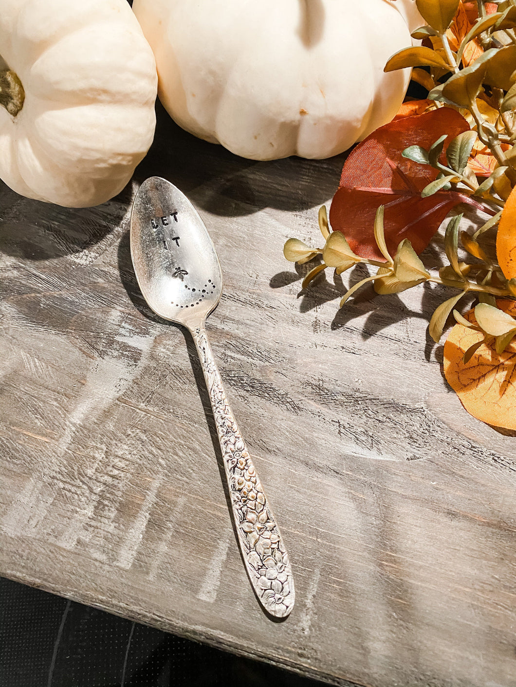 Let It Bee Stamped Spoon