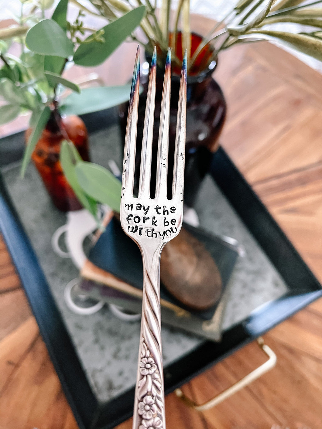 May The Fork Be With You Stamped Fork