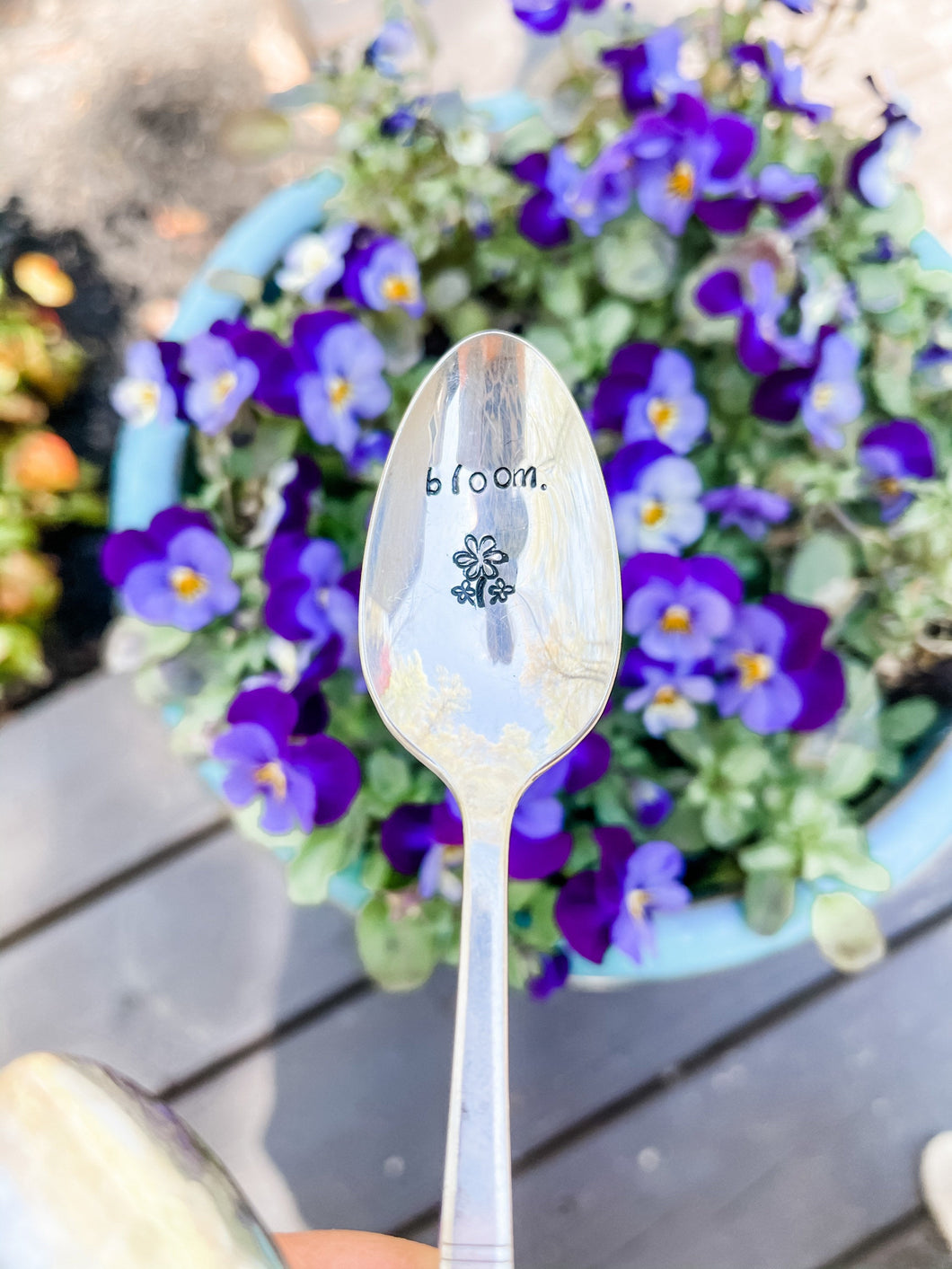 Bloom Stamped Spoon